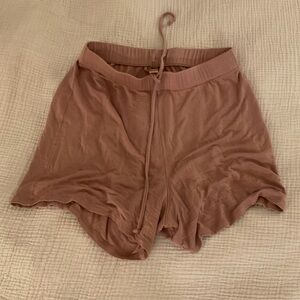 Like new SKIMS Sleep Shorts in rose clay SIZE SMALL